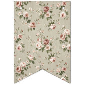 Bloemenslinger met hangers | Bruidsdouche Vlaggetjes (Eerste vlag)