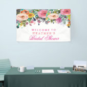 Bloemenslinger voor feest spandoek (Beurs)