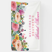 Bloemenslinger voor feest spandoek (Verticaal)