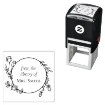 Bloemenslingers Van de Bibliotheek Van