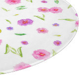 Bloemensnijplank – cadeau voor haar keuken snijplank (Hoek)