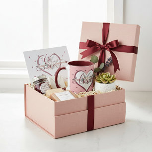 Bloemenspier valentijnskaart mok