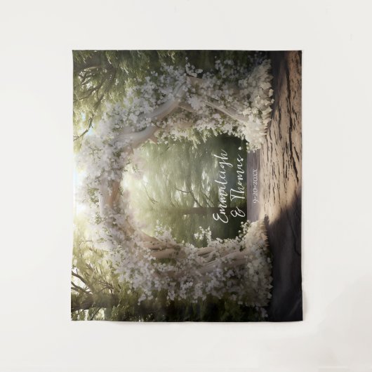 Bloemenspiraal Mountain Majesty Wandkleed (Voorkant)