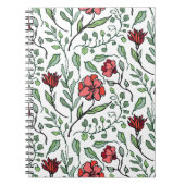 Bloemenspiraalnotitieboeken voor geïnspireerd schr notitieboek (Voorkant)