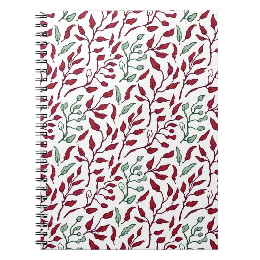 Bloemenspiraalnotitieboeken voor stijlvol noteren notitieboek (Voorkant)