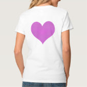 Bloemensplash  t-shirt (Achterkant)