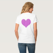 Bloemensplash  t-shirt (Achterkant volledig)