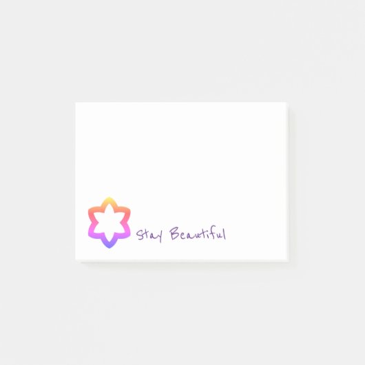 Bloemenster Blijf mooi Post-it® Notes (Voorkant)