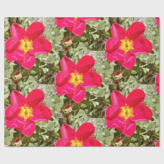 bloemenstoot cadeaupapier (Vlak)