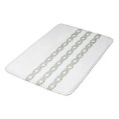 Bloemenstreep grote badmat (Gekanteld)