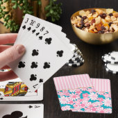 Bloemenstrepen Pokerkaarten (Insitu)