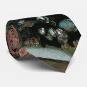 Bloemenstudie van Frederic Bazille, Vintage Kunst Stropdas (Opgerold)