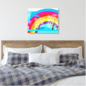 Bloemenstudio Canvas Afdruk (Insitu (Slaapkamer))