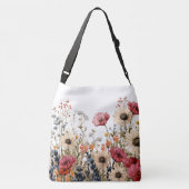 Bloemensublimatie Crossbody Tas (Achterkant)