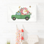 Bloemensublimatie Design Spandoek (Insitu)