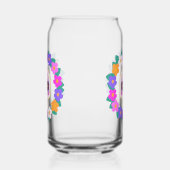 Bloemensuiker schedel blikvorm glas (Rechts)