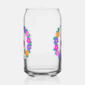 Bloemensuiker schedel blikvorm glas (Links)