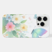 Bloemensymfonie 🌸🦋 iPhone hoesje (Achterkant horizontaal)
