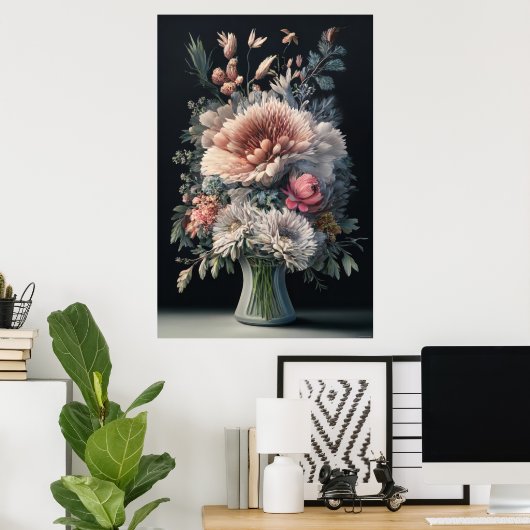 Bloemensymfonie Poster (Thuiskantoor)
