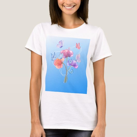 Bloemensymfonie T-shirt (Voorkant)