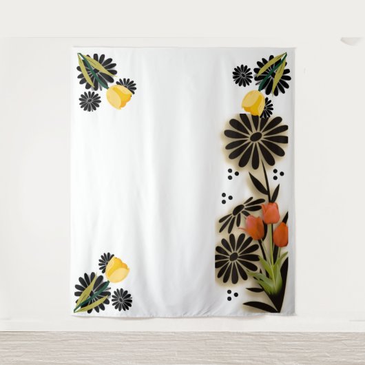 "Bloemensymfonie" Wandkleed (Voorkant)