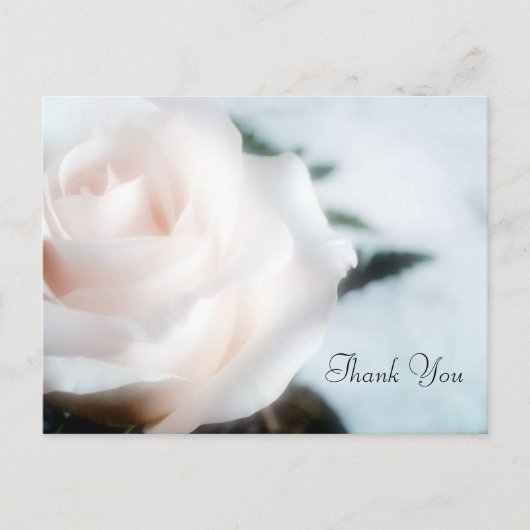 Bloemensympathie begrafenis dank u briefkaart (Voorkant)