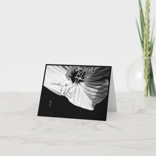 Bloemensympathie Dank u Kaart Condoleances (Voorkant)