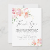 Bloemensympathie Uitvaart Dank u kaart (Voorkant)