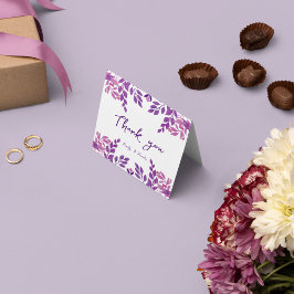 bloementafel bedankkaart