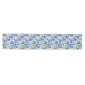 Bloementafel loper blauw (Horizontaal)