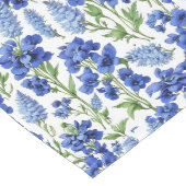Bloementafel loper blauw (Hoek)
