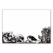 Bloementafel / plaatskaart voor bruiloft kaart (Achterkant)