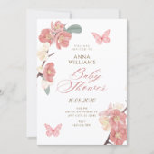 Bloementak baby shower kaart (Voorkant)