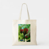 bloementas tote bag (Achterkant)