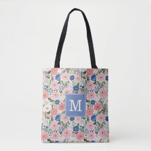 Bloementas voor de cottage garden tote bag