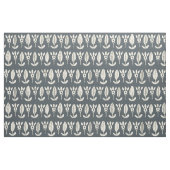 bloementeelt ivoorpoot stof (Fat Quarter)