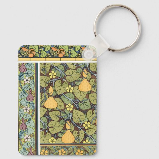  bloementeelt nieuwe groenten, gastronomie sleutelhanger (Achterkant)