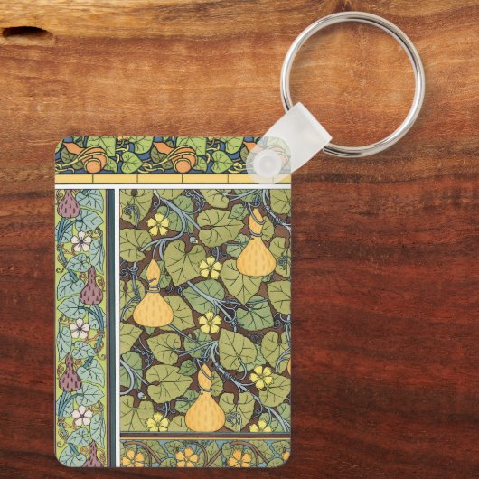  bloementeelt nieuwe groenten, gastronomie sleutelhanger (Achterkant)