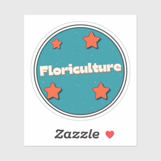 bloementeelt sticker (Vel)