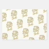 bloementekeningen inpakpapier vel (Voorkant 2)