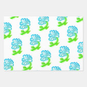 bloementekeningen inpakpapier vel (Voorkant 3)