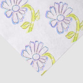 bloementekeningen tissuepapier (Detail)