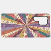 bloementelefooncel, samsung galaxy hoesje (Achterkant horizontaal)