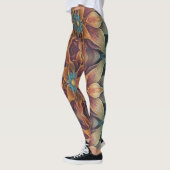 Bloementextuur "Ratti_Creative_Arts" Leggings (Links)