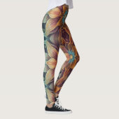 Bloementextuur "Ratti_Creative_Arts" Leggings (Rechts)