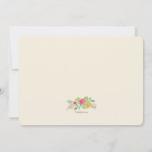 Bloementhee uitnodiging (Achterkant)