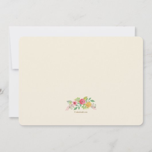 Bloementhee uitnodiging (Achterkant)