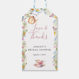 Bloementhee | Vrijgezellenfeest Dank u Cadeaulabel