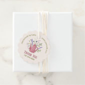 Bloementheepot "Bedankt voor uw bestelling" Scallo Bedankjes Labels (In situ)