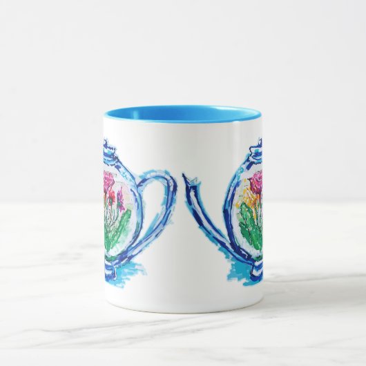 bloementheepot mok (Midden)